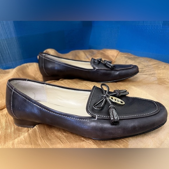 Etienne Aigner tassel loafer shoes, brown 8.5 - Picture 4 of 7